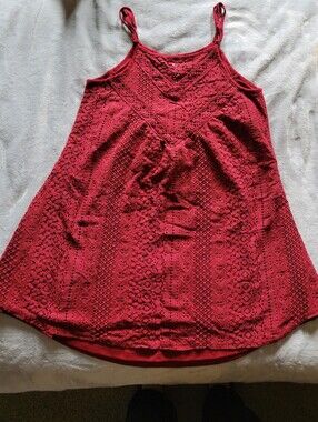 Ayla | Women’s Red Lace Cami Tank Top
